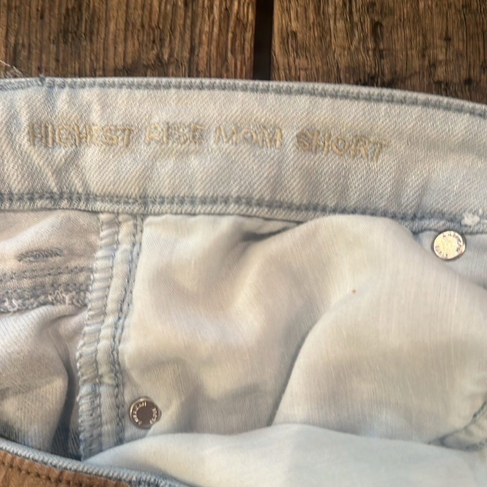 American Eagle Outfitters Blue Tie-Dye Jean Shorts - Picture 5 of 6
